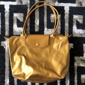 Longchamp Metallic Golden Tote